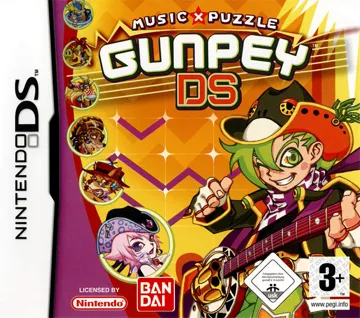 Gunpey DS - Music x Puzzle (Europe) (En,Fr,De,Es,It) box cover front